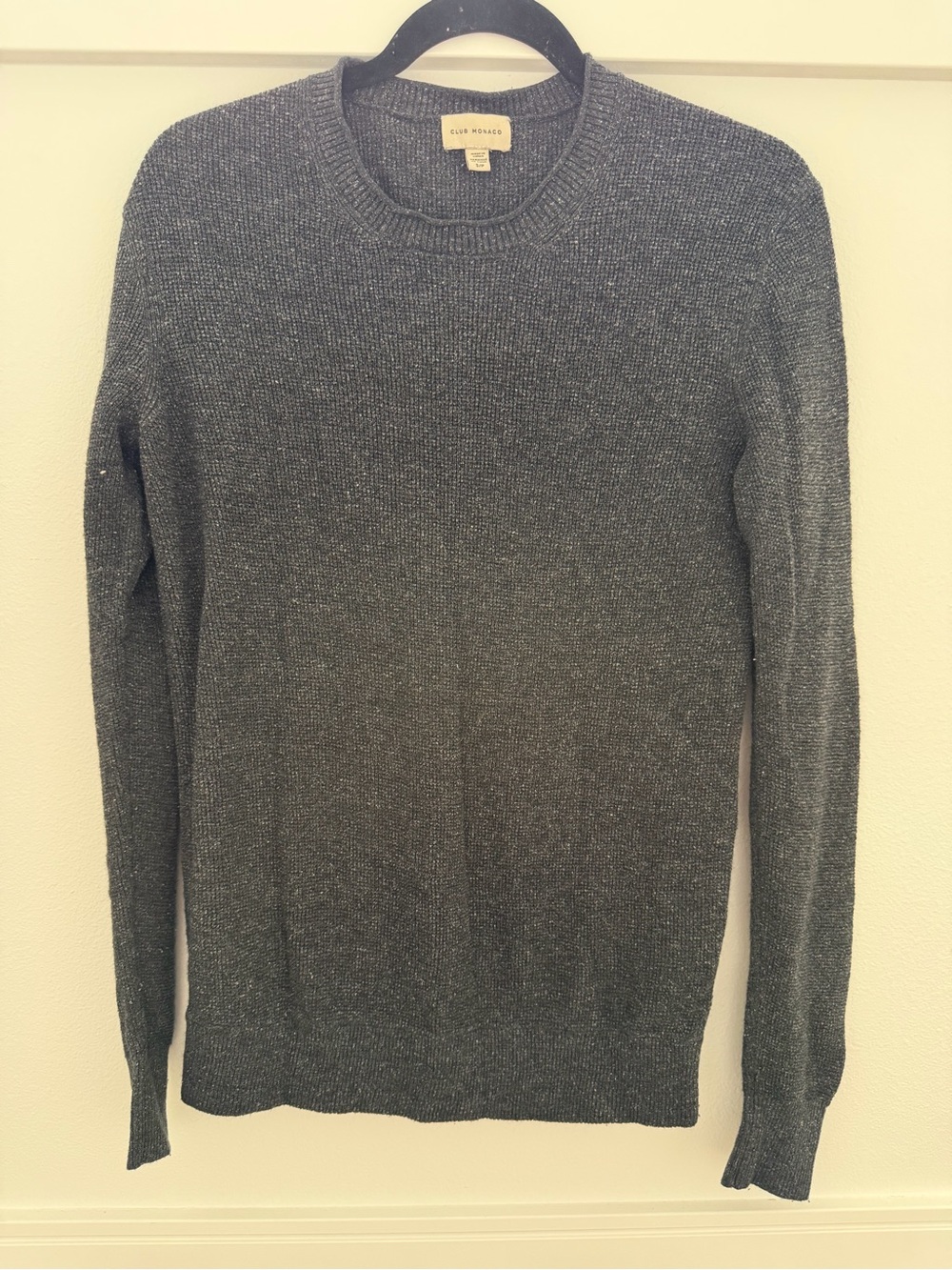 Club Monaco Men’s Crewneck Sweater in Charcoal